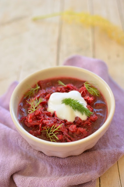 Borscht freddo al Finocchietto