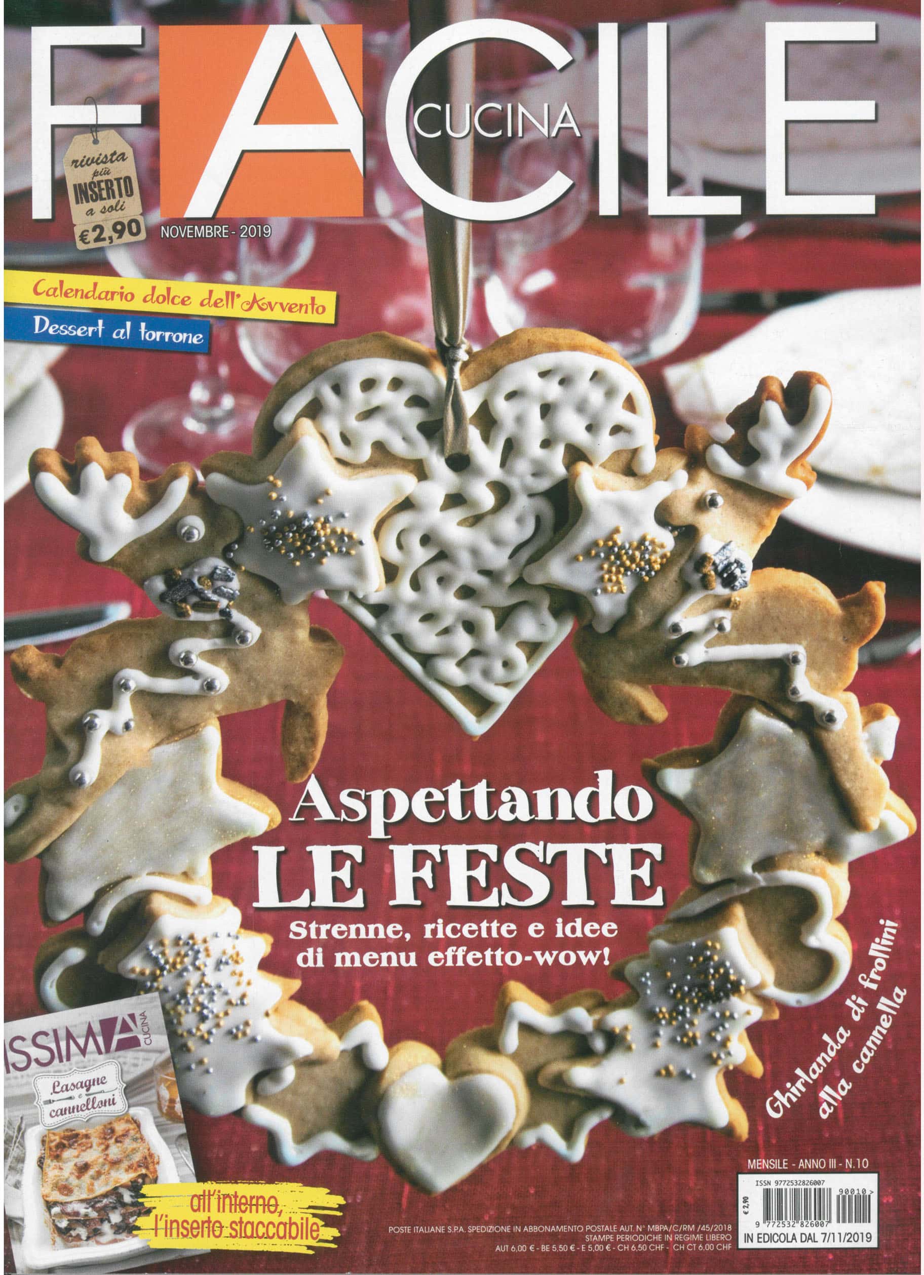 Facile Cucina cover novembre vini duca carlo guarini