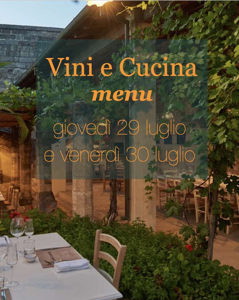 Scorrano Vini e cucina 29 e 30 luglio 2021